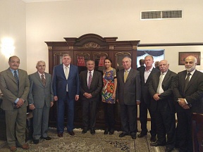 On the meeting of the Ambassador of the Russian Federation Boris Bolotin with the Adygean poet Iskhak Mashbash